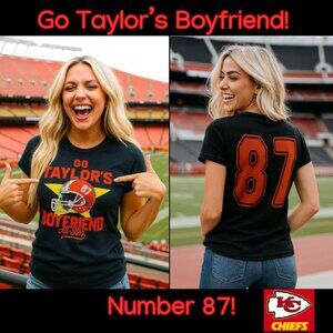 Go Taylor's Boyfriend T-Shift. Kansas City Chefs / Travis Kelce